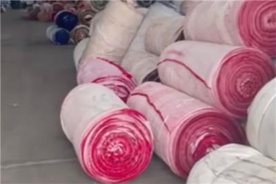 Raw material stacking area